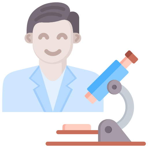 técnico de laboratorio icono gratis