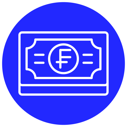 franc suisse Icône gratuit franc suisse Icône gratuit