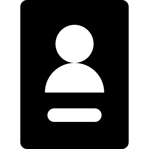 tarjeta de identificación icono gratis