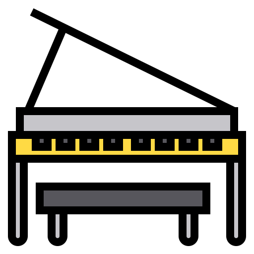 Piano Phatplus Lineal Color icon