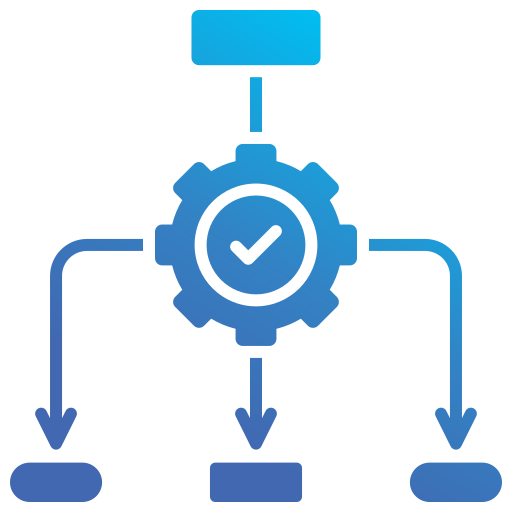 diagrama de flujo icono gratis