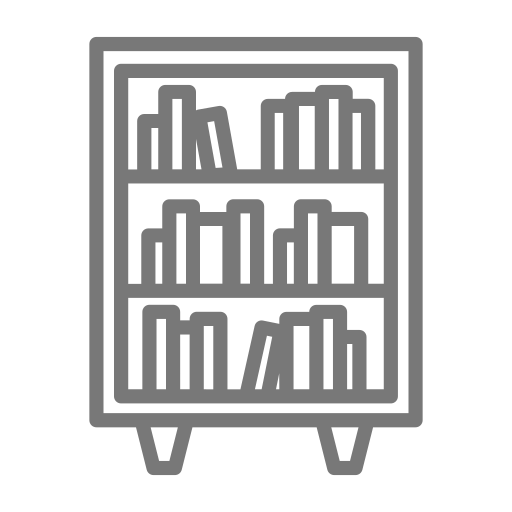 estante de la biblioteca icono gratis