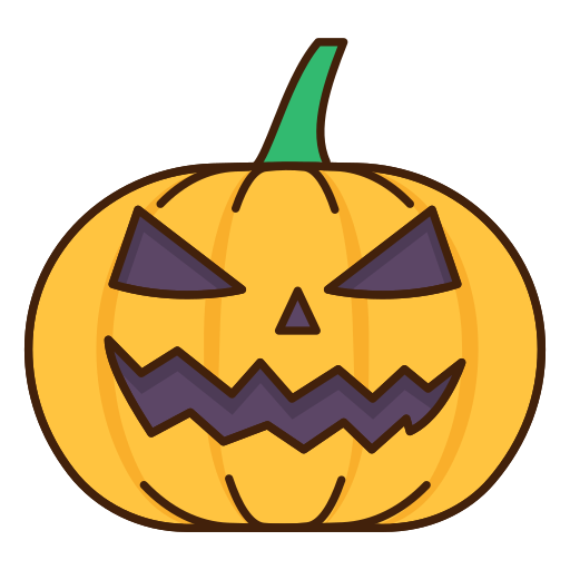 calabaza de halloween icono gratis