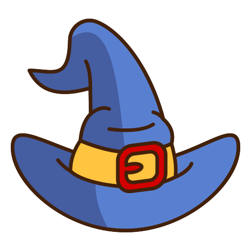 sombrero de bruja icono gratis