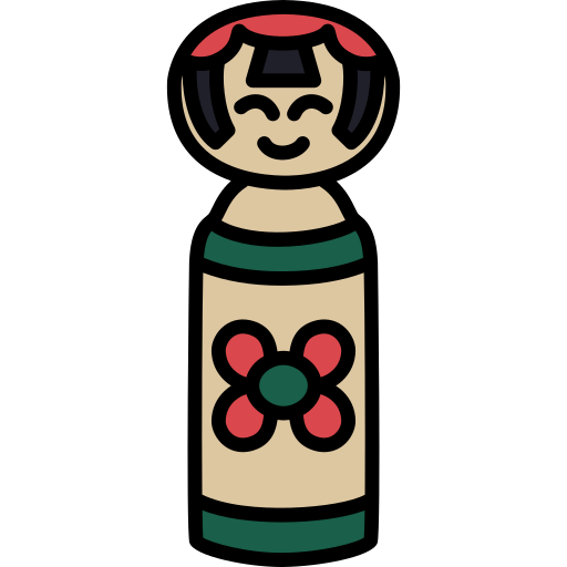 kokeshi icono gratis