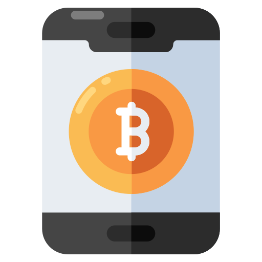 bitcoin en línea icono gratis