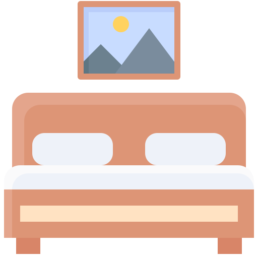 cama de casal grátis ícone cama de casal grátis ícone