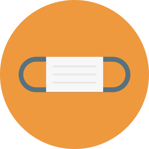 máscara de médico icono gratis