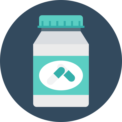 frasco de medicina icono gratis