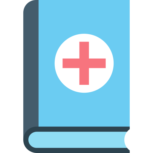 libro medico icono gratis