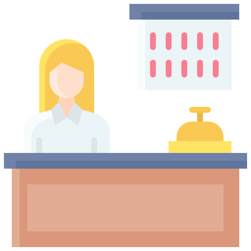 Receptionist free icon