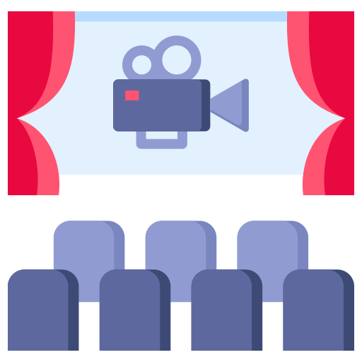 cinema grátis ícone cinema grátis ícone