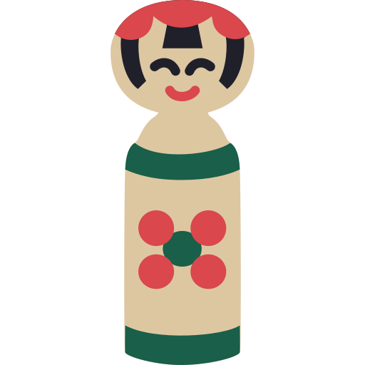 kokeshi icono gratis