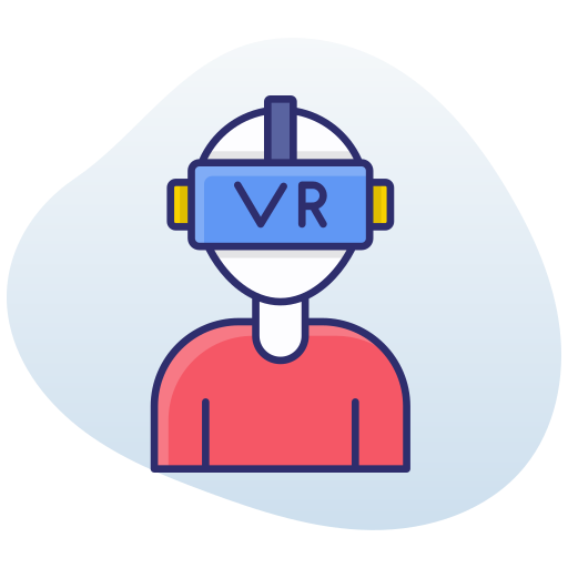 gafas de realidad virtual icono gratis