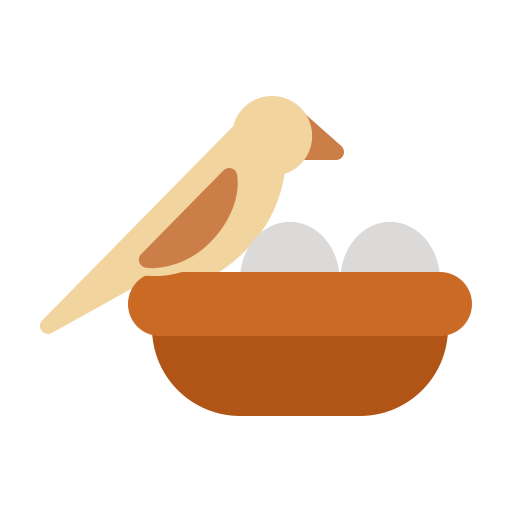 Bird nest free icon