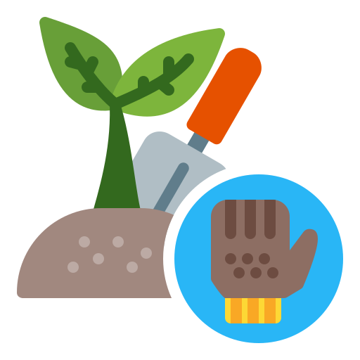 plantando icono gratis