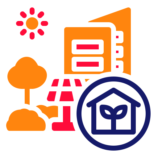 ciudad verde icono gratis