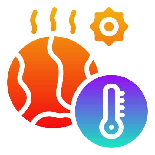 calentamiento global icono gratis
