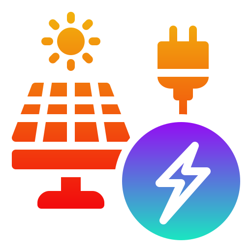 energía solar icono gratis