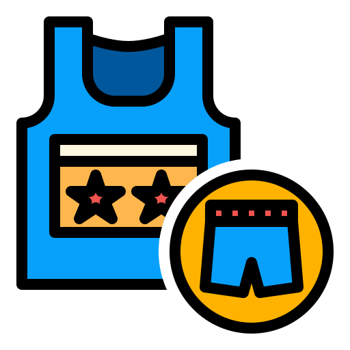 ropa deportiva icono gratis