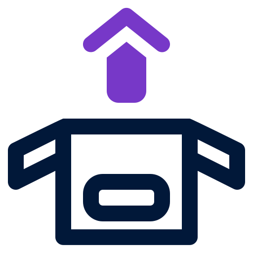 desembalaje icono gratis