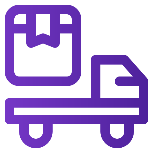 camión de reparto icono gratis