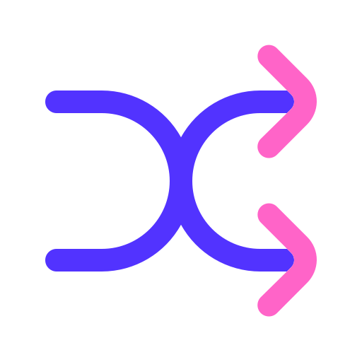 Shuffle free icon