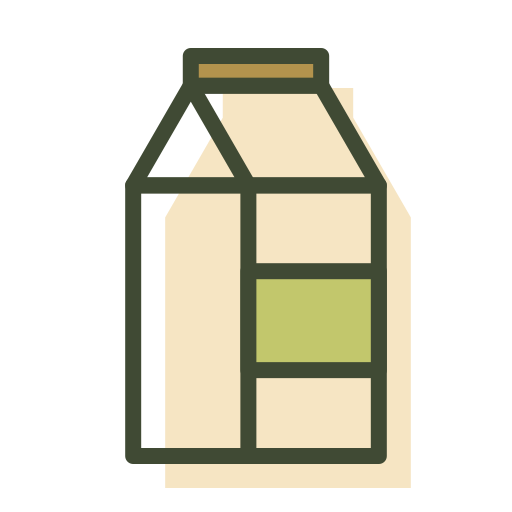 Milk free icon Milk free icon