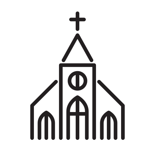 Église Icône gratuit Église Icône gratuit