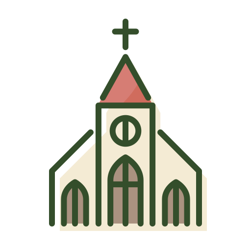 Église Icône gratuit Église Icône gratuit
