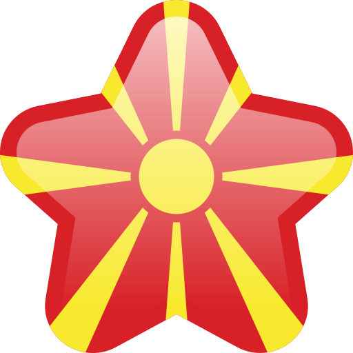 macedonia del norte icono gratis