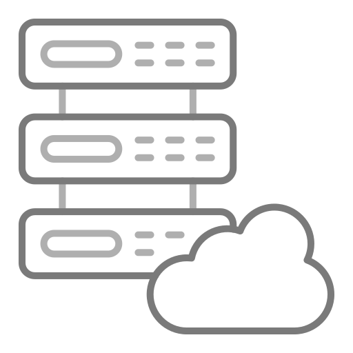 almacenamiento en la nube icono gratis