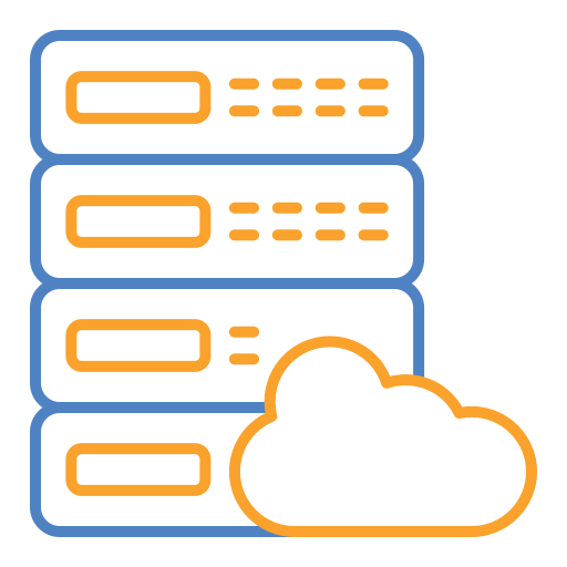 servidor en la nube icono gratis
