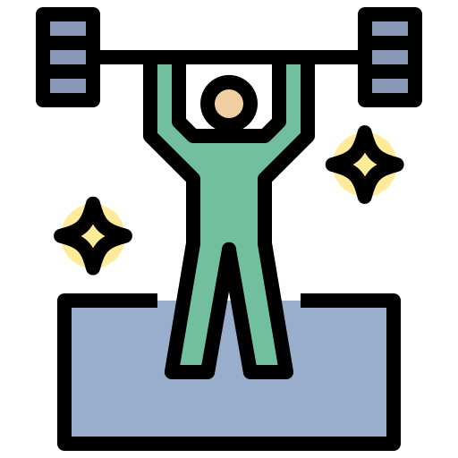 gimnasia icono gratis