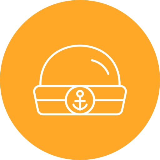 선원 모자 무료 아이콘