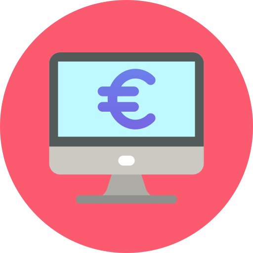 euro icono gratis