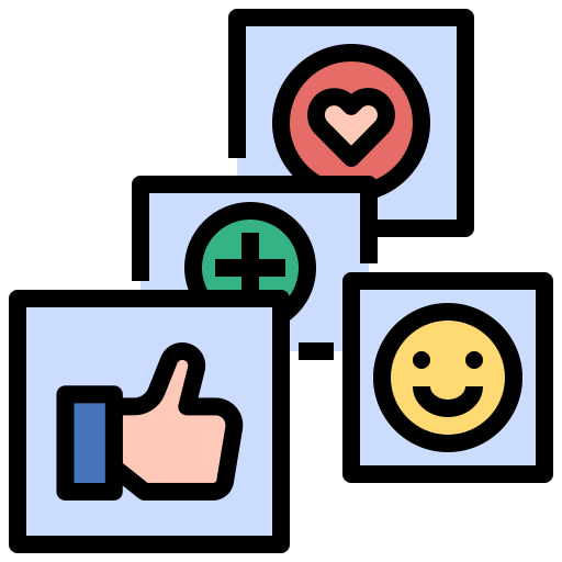 medios de comunicación social icono gratis