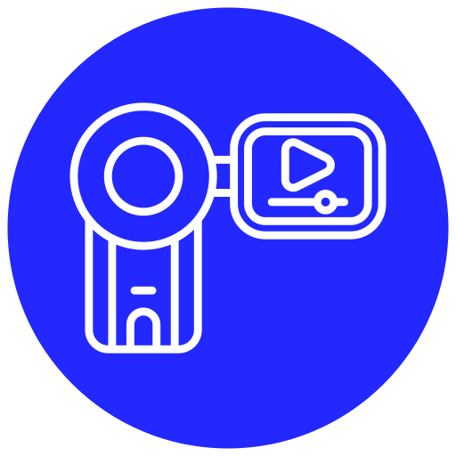 camara de video icono gratis