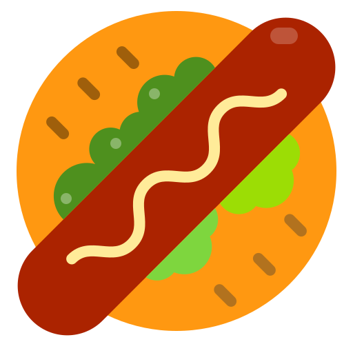 hot dog icono gratis