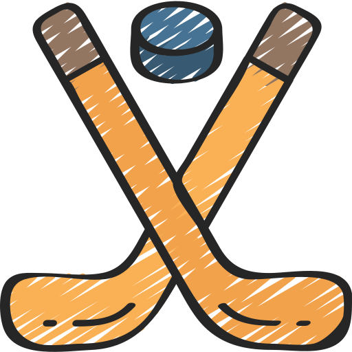 Hockey sobre hielo icono gratis