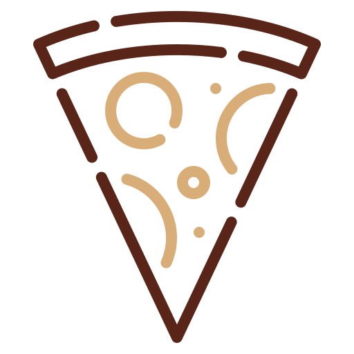 rebanada de pizza icono gratis