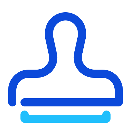 estampilla icono gratis