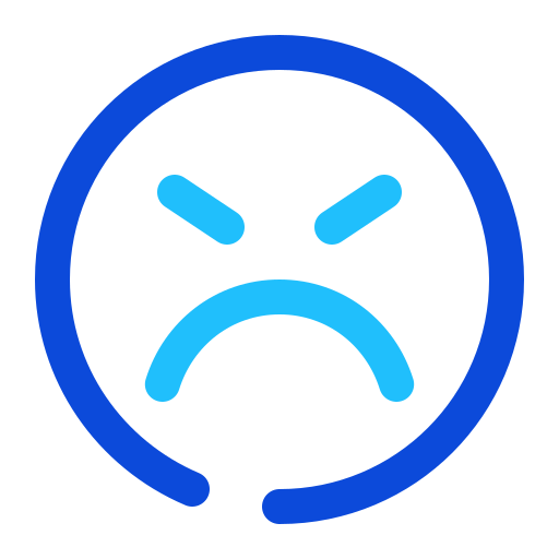 enojado icono gratis