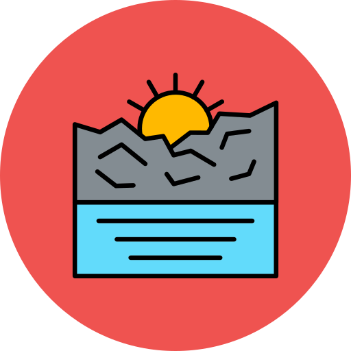 atardecer icono gratis