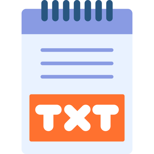 txt icono gratis