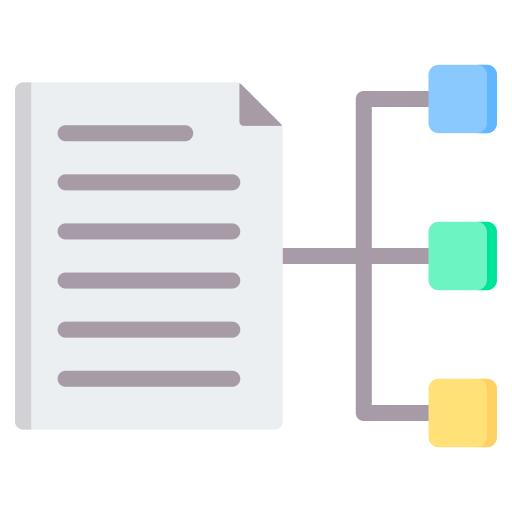 estructura de datos icono gratis