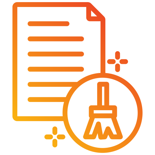 Data cleaning free icon