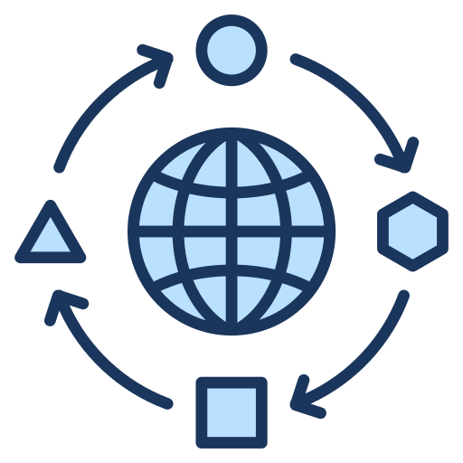 negocios internacionales icono gratis