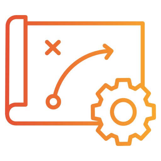 mapa estratégico icono gratis