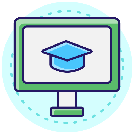 cours en ligne Icône gratuit cours en ligne Icône gratuit